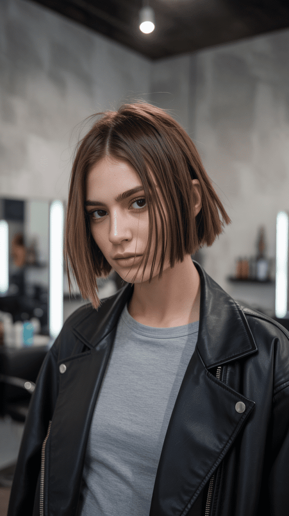 Choppy Angled Long Bob