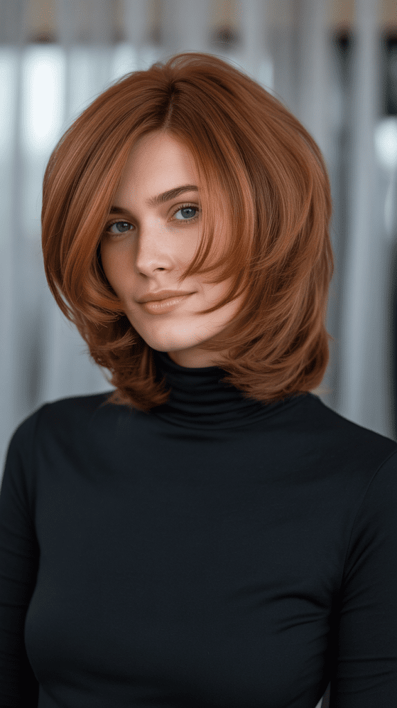 Graduated Layers Angled Bob