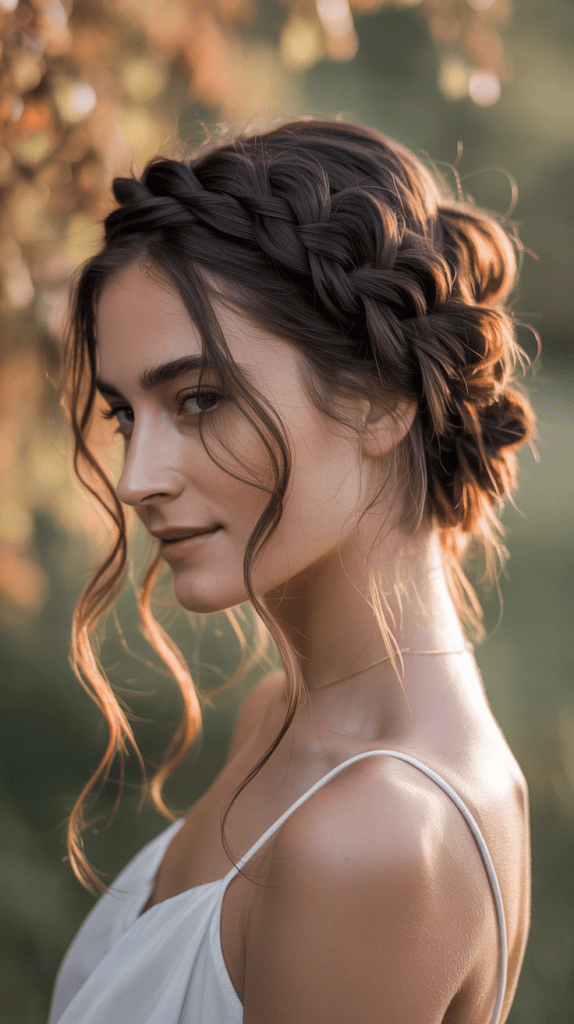 Low Manipulation Crown Braid