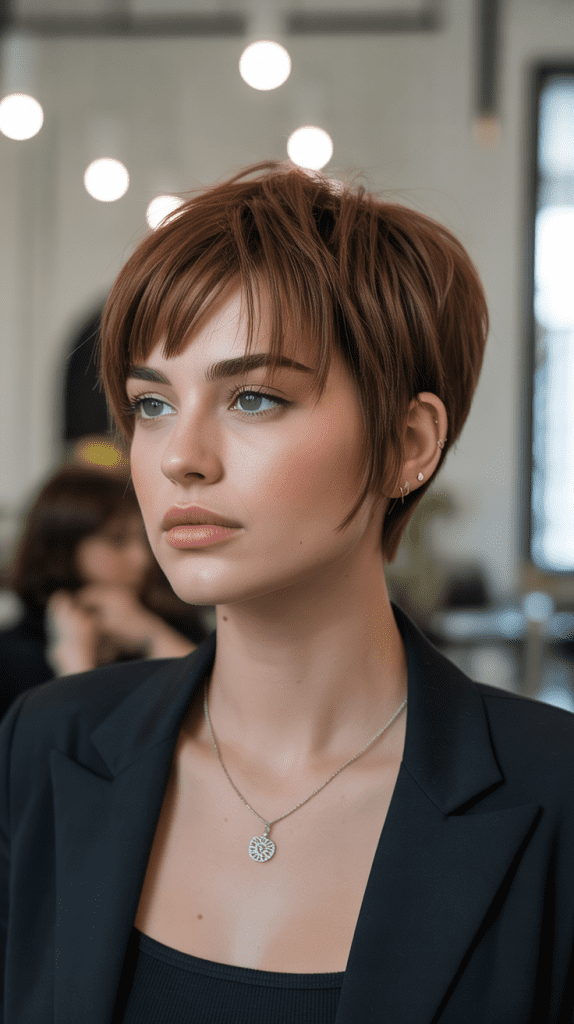 Pixie Bob with Edgy Fringe