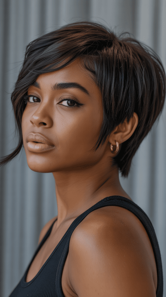 Voluminous Crown Pixie