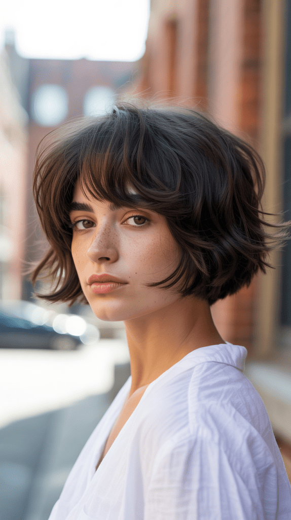 Graduated Bob with Curved Edges