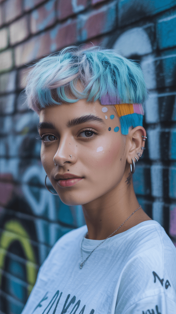 Colored Jellyfish with Pastel Highlights