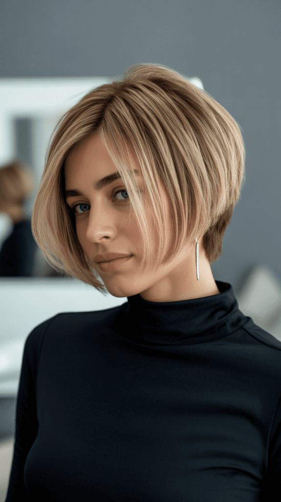 Graduated Blonde Bob