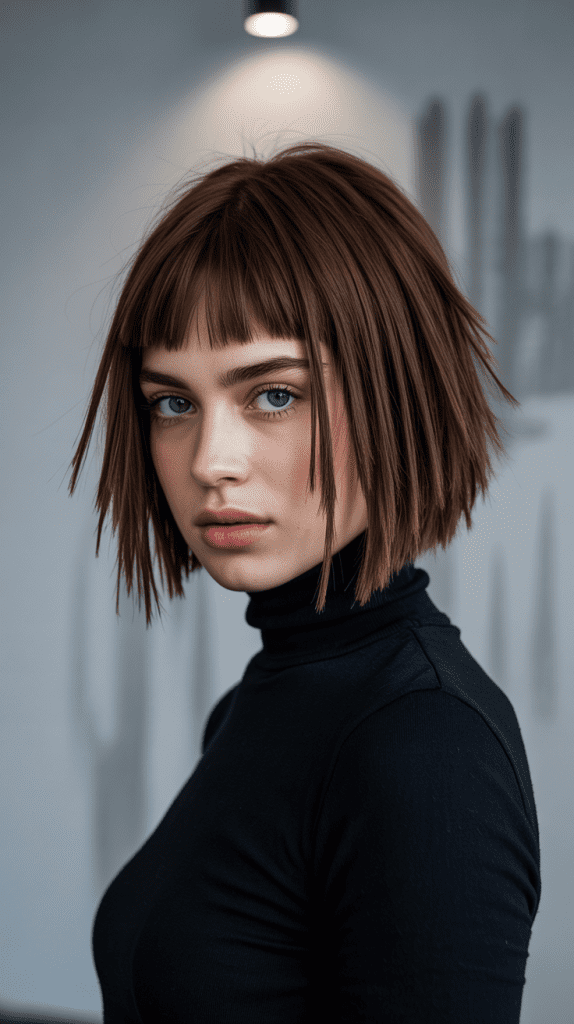 French Bob with Disconnected Layers