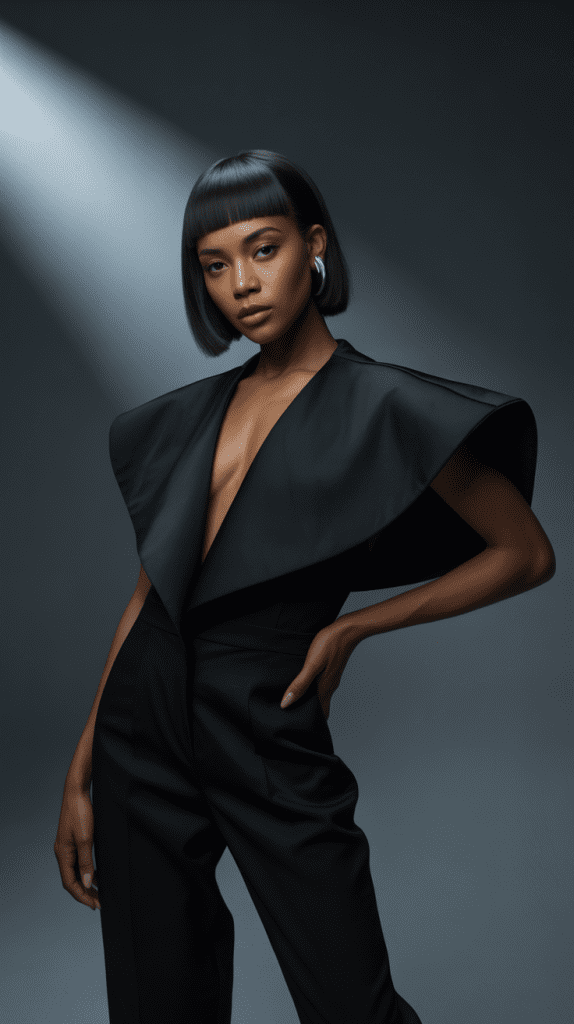 Straight-Across Micro Bangs with Bob