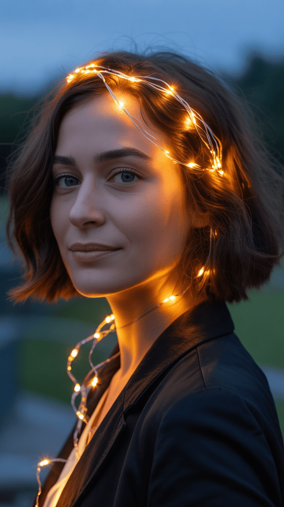 Fairy Light Hair Weaving