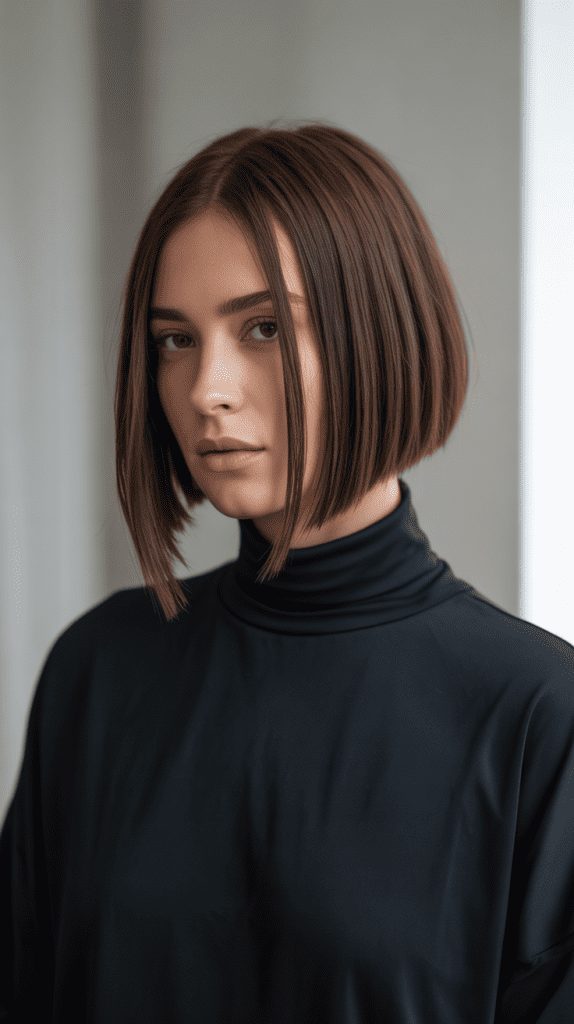 Disconnected Angled Long Bob