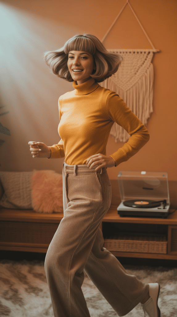 Feathered Bob with Volume