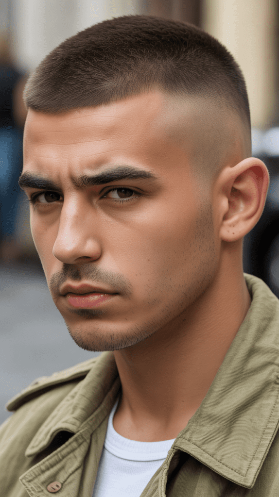 The Caesar Cut (Military Version)