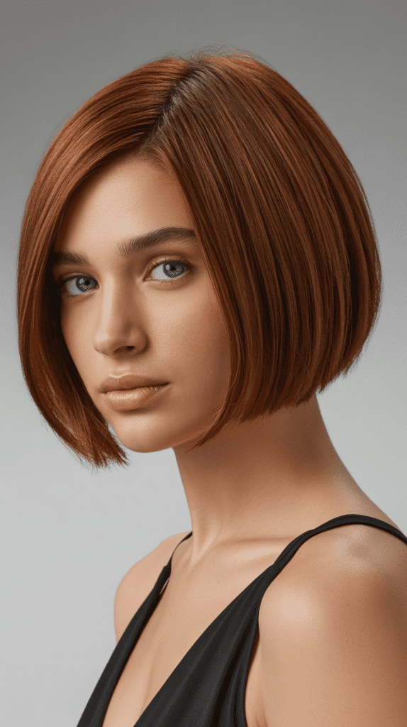 Sleek Jellyfish Bob with Minimal Layering