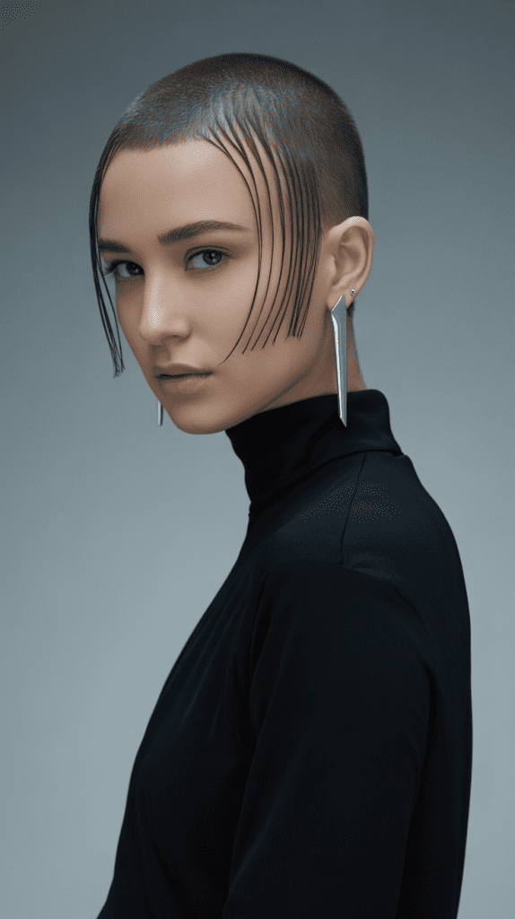 Edgy Razor Cut Bob