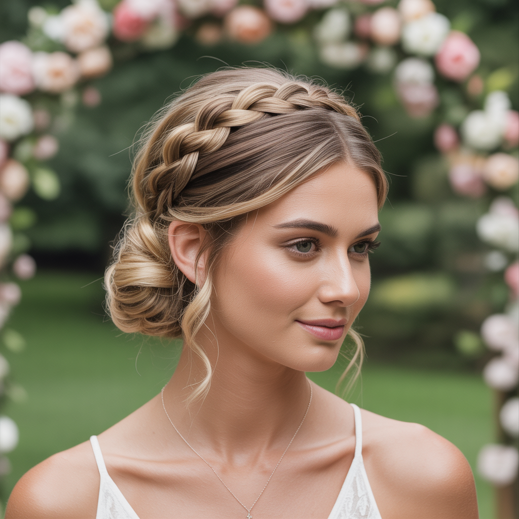 Braided Headband Updo