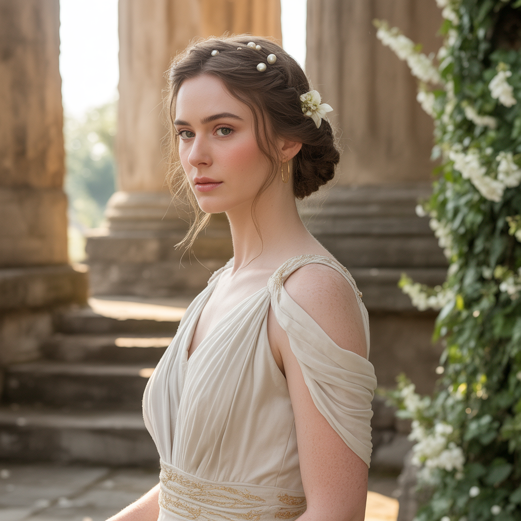 Grecian Goddess Twisted Updo