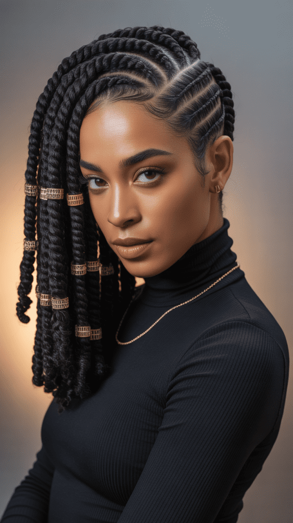 Side Swept Protective Styles