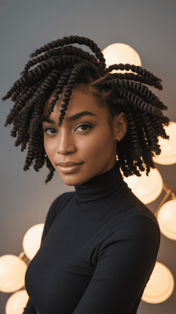 Low Tension Twist Out with Blowout Base