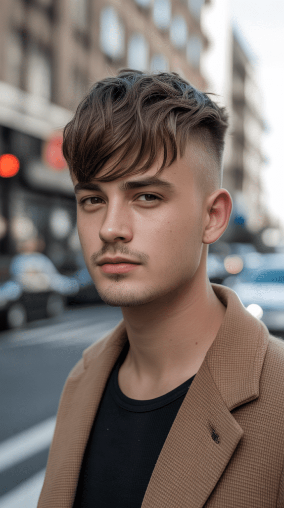 Textured Jellyfish with Side-Swept Fringe