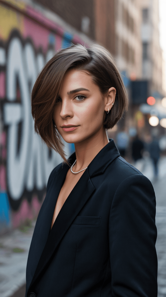 Asymmetrical French Bob