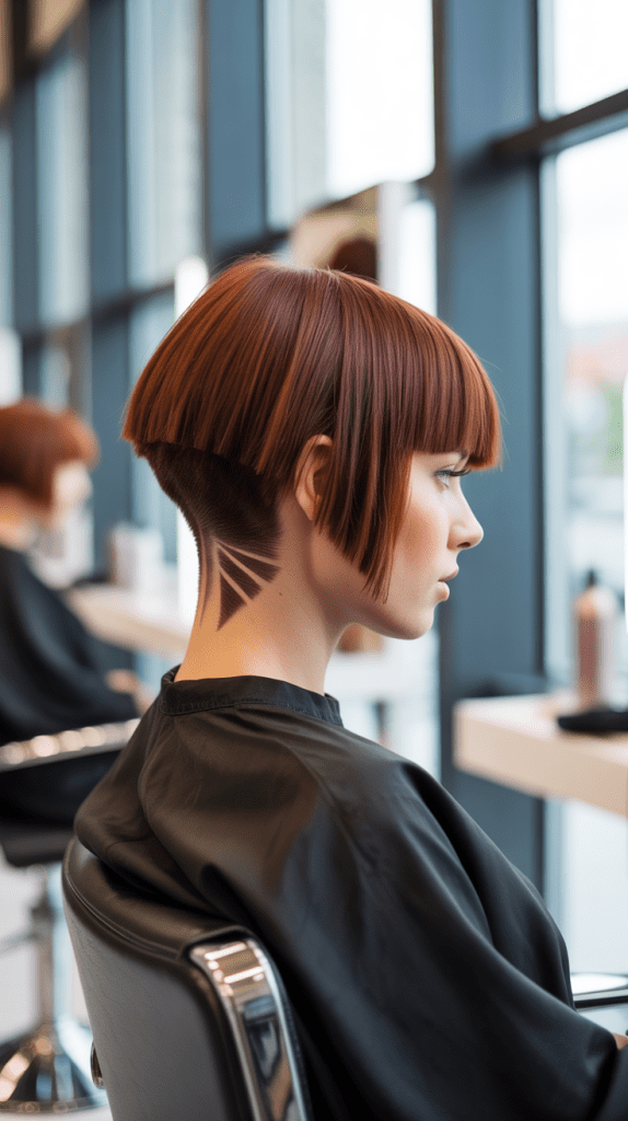 Asymmetrical Bob with Undercut