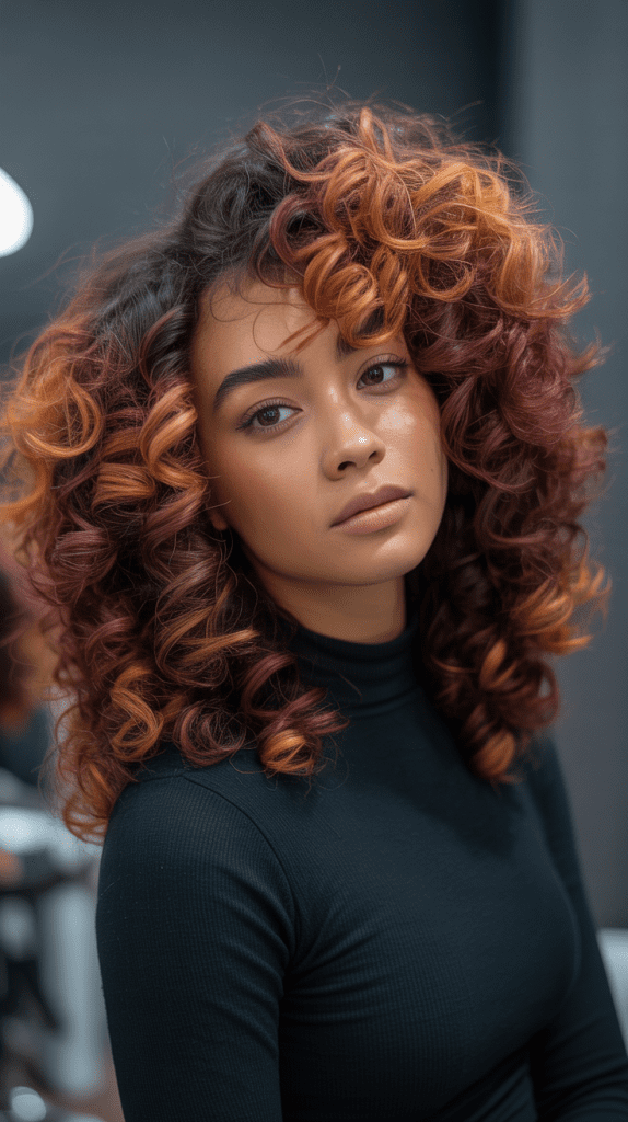  Curly Hair Color Enhancement