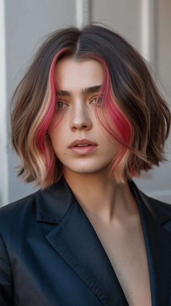 French Bob with Peek-a-Boo Layers