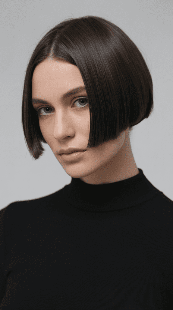 Sleek Angled French Bob