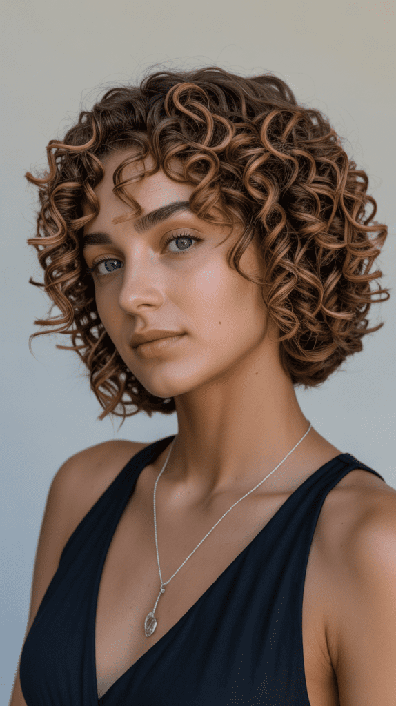Spiral Curly Bob