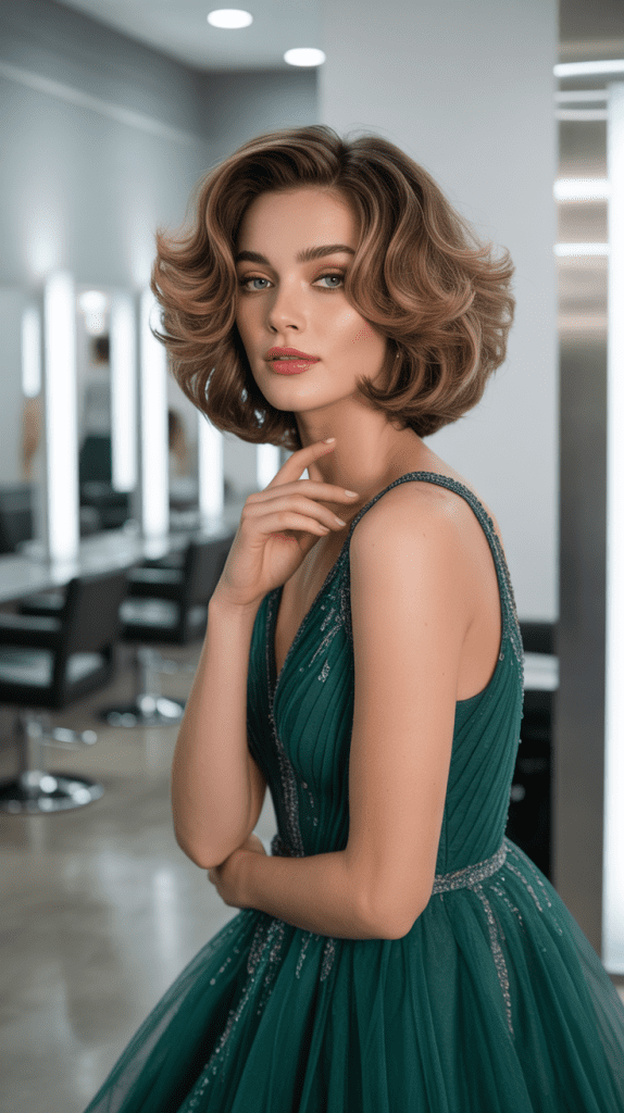 Voluminous Layered French Bob