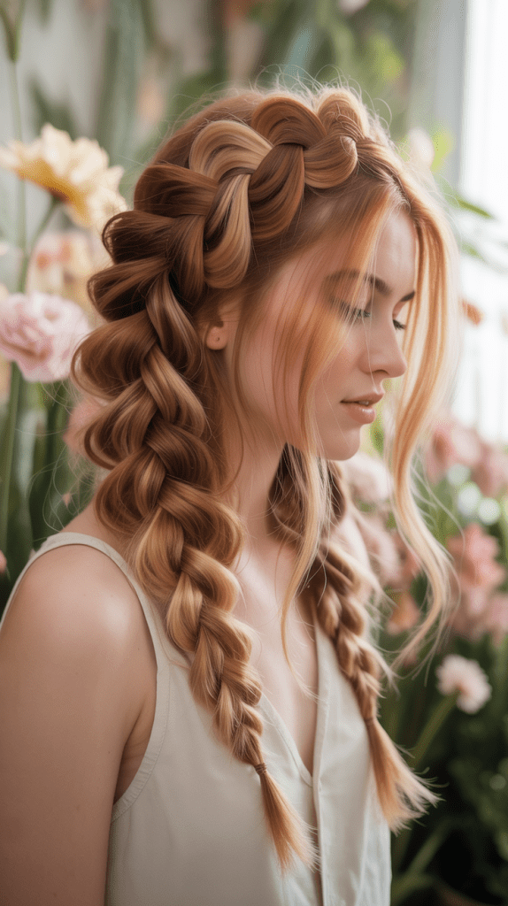 Whimsical DNA Helix Braid