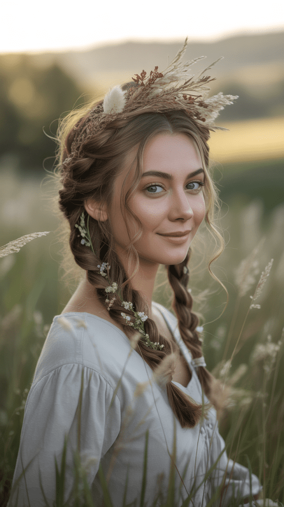 Low Tension Milkmaid Braids