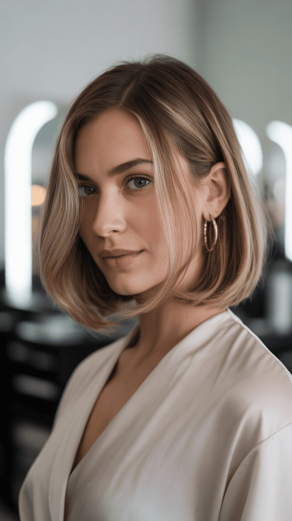 Soft Angled Long Bob