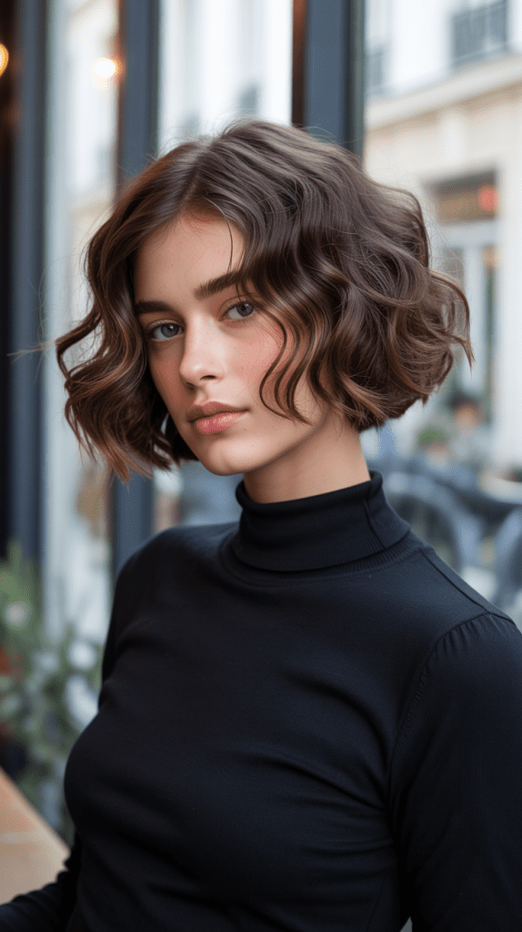 Wavy Bob with Natural Texture