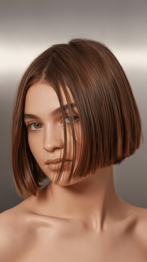 French Bob with Razored Ends