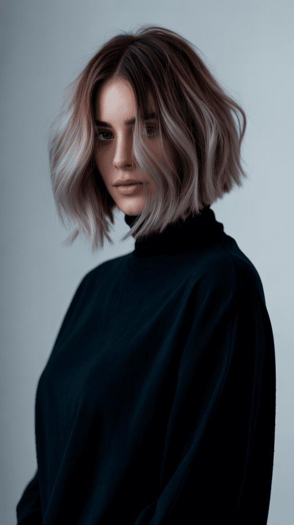 Choppy Bob with Ombré