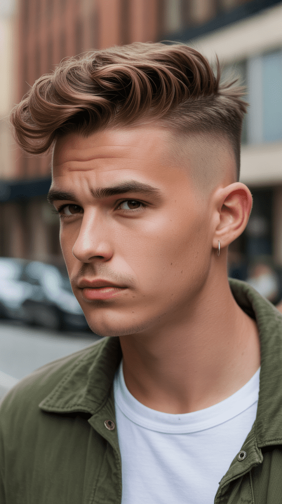 The Low Fade with Brush Up