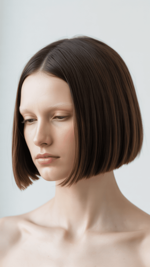 Minimalist Jawline Bob