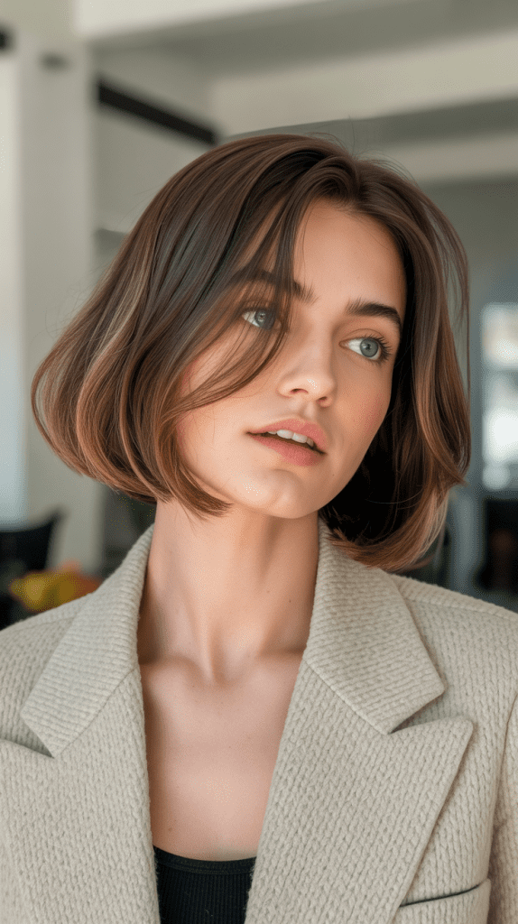 Soft French Bob with Internal Layers