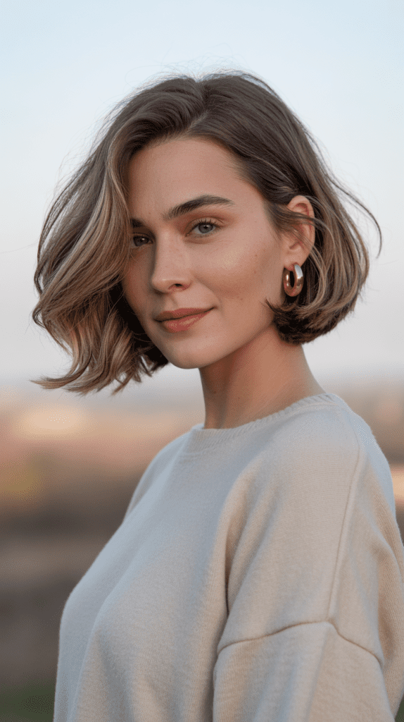  Soft Layered French Bob