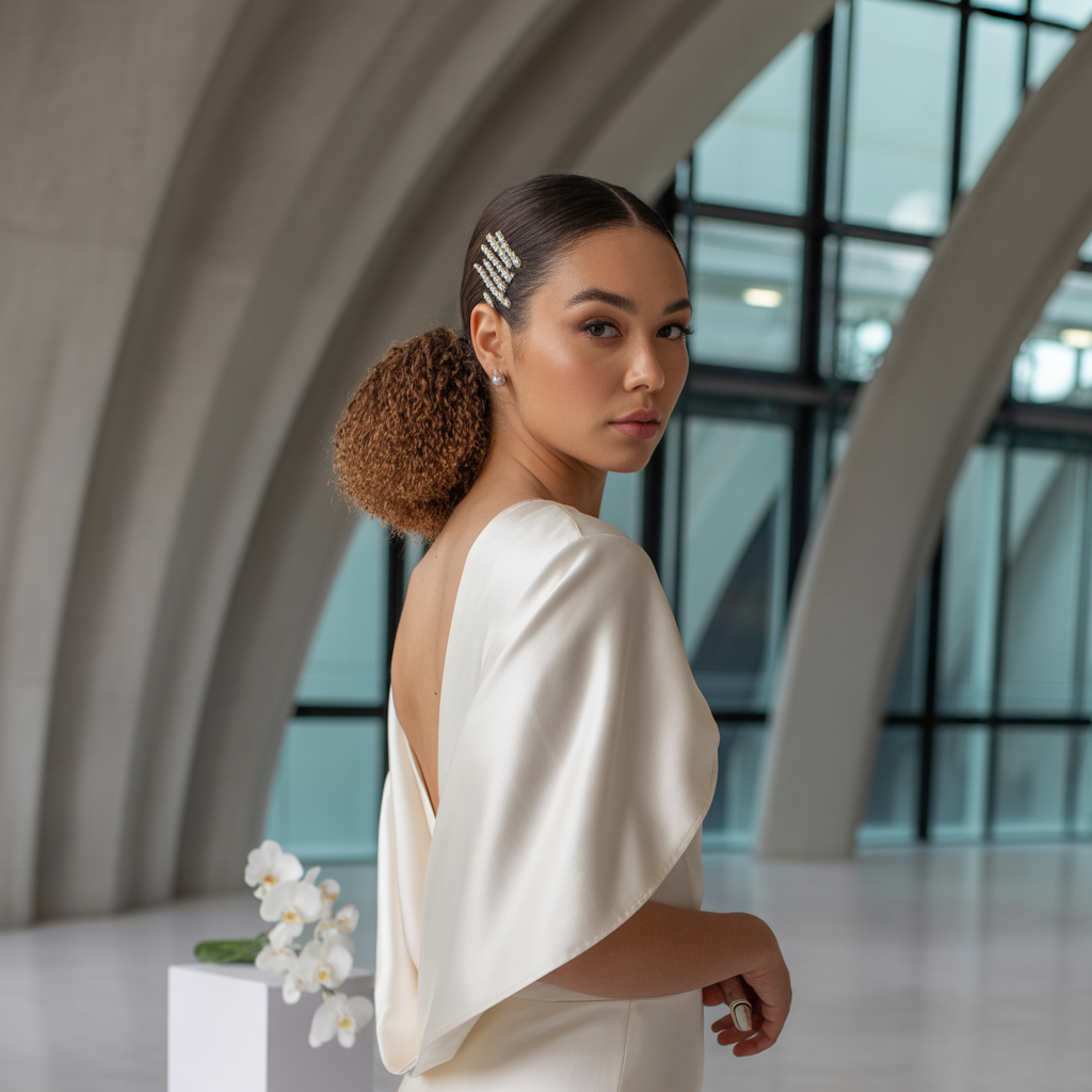 Textured Low Ponytail