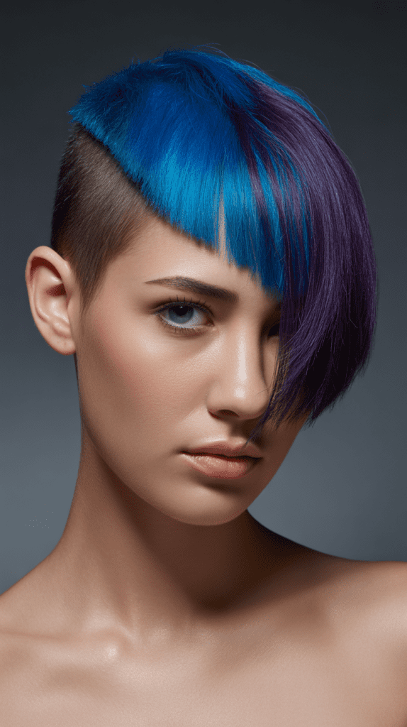 Bold Asymmetry with Color Contrast