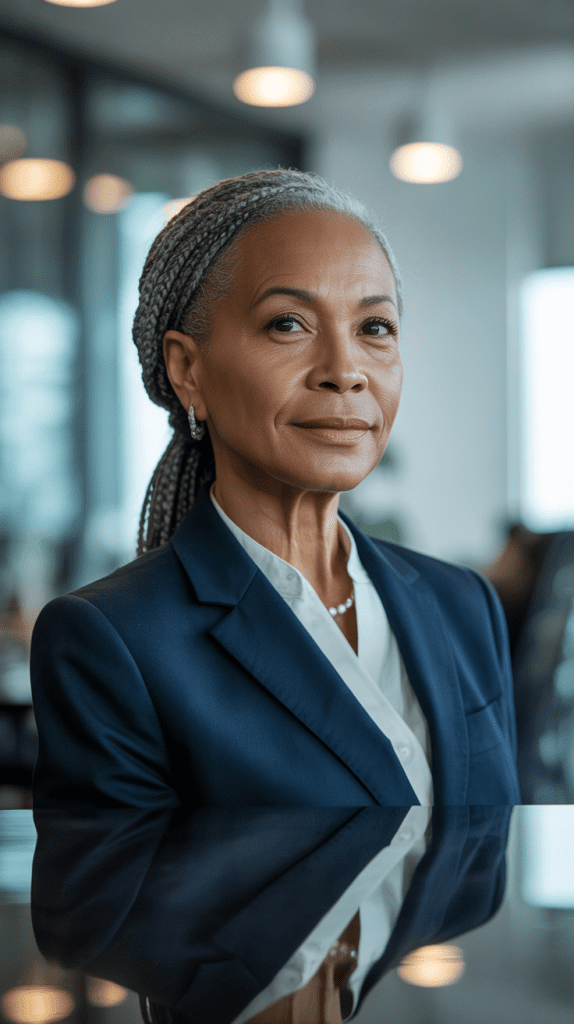 Braided Low Ponytail