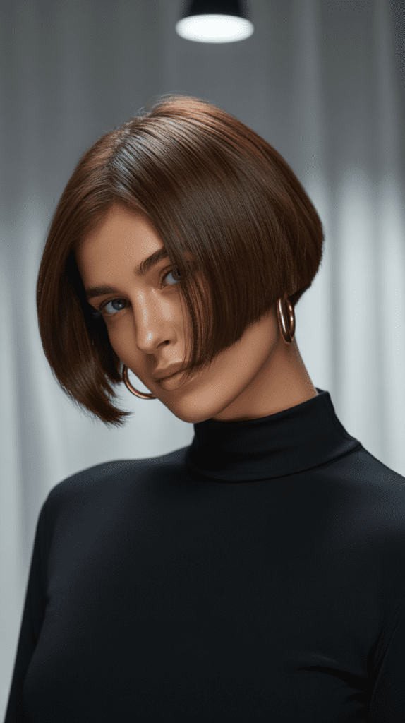 Classic French Bob with Modern Finish