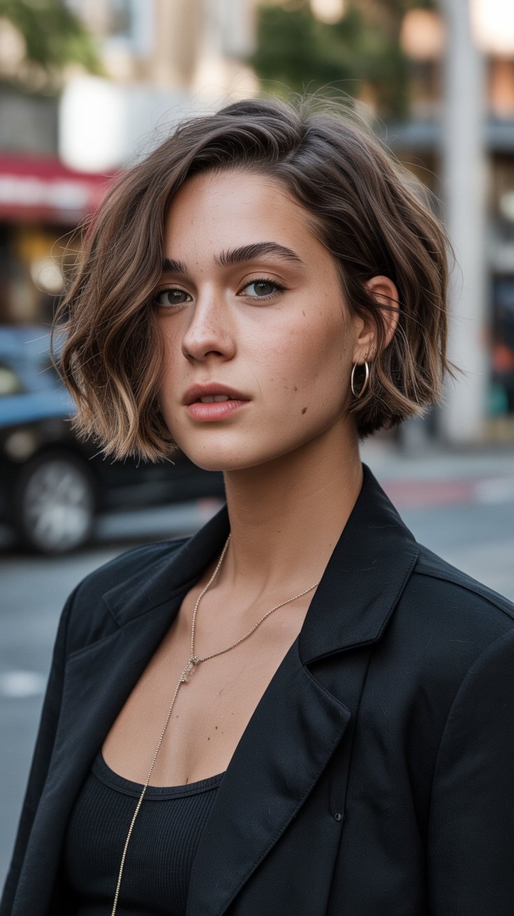 Short Choppy French Bob Haircuts for an Instant Cool-Girl Look