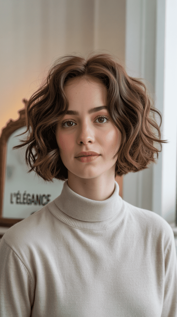 Wavy Bob with Lived-In Texture