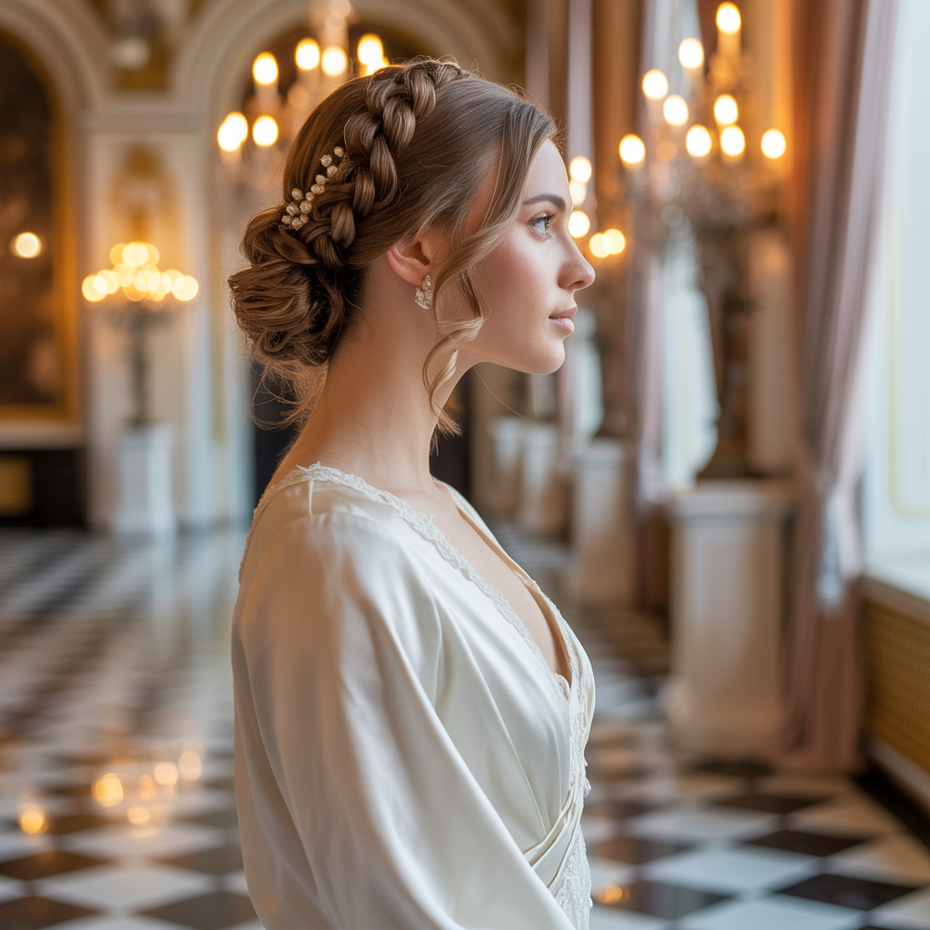 Braided Side Chignon