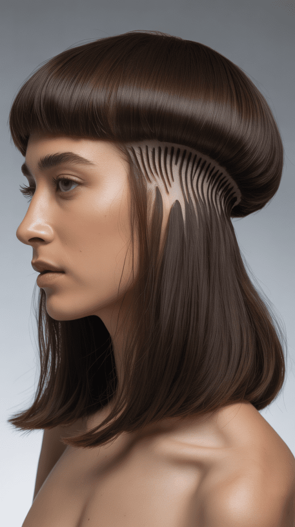 Jellyfish Cut with Refined Edge Work