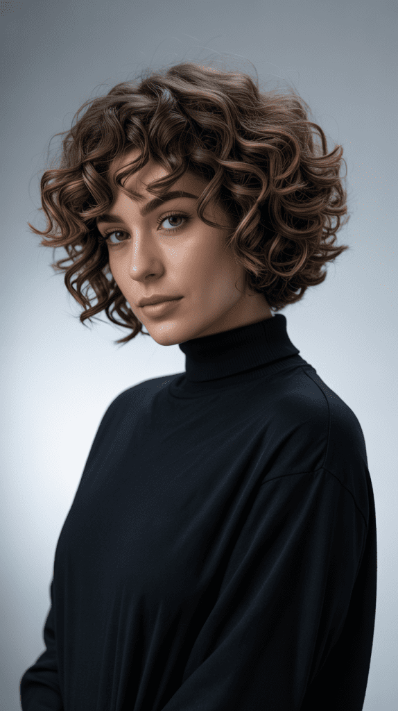 Curly Bob for Thick Hair