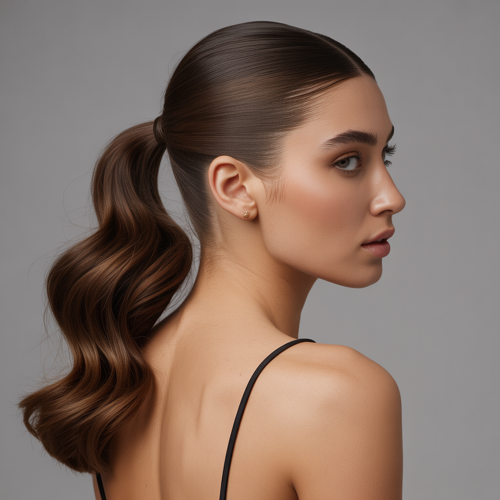 Side-Swept Ponytail