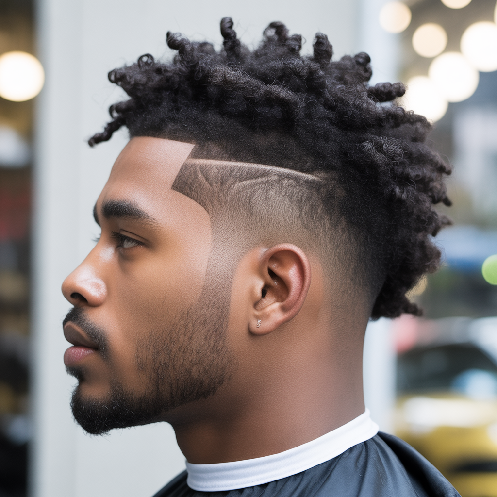 Skin Fade Taper for Tight Curls