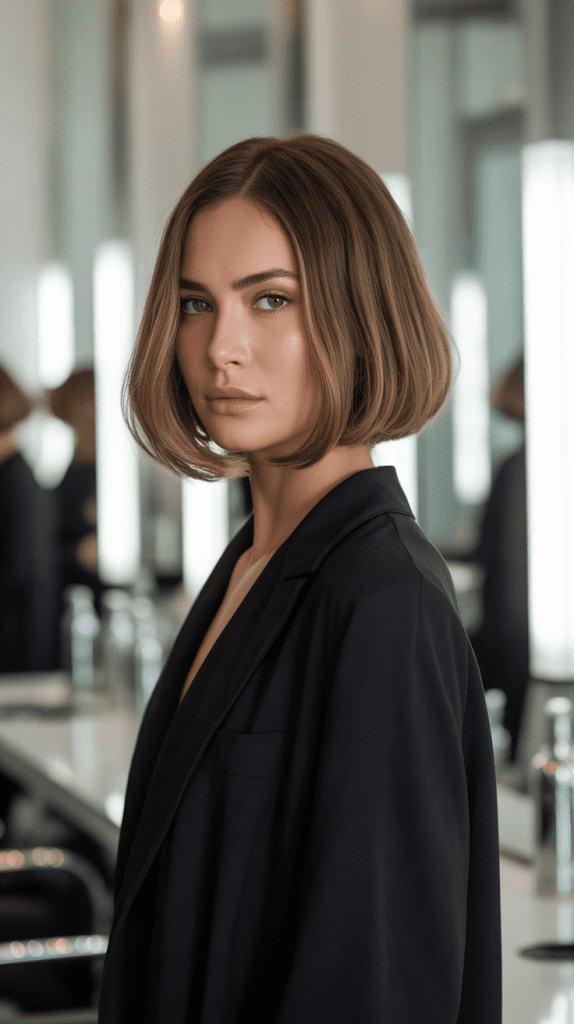 Subtle Graduated Long Bob